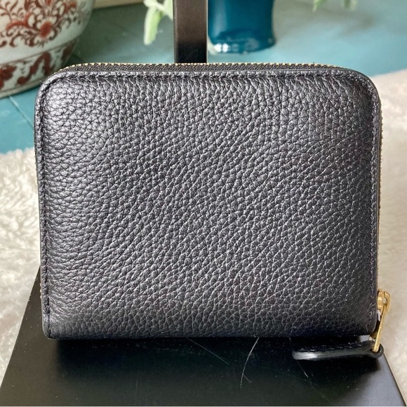 Coach Billfold Wallet Black Pebble Leather 1579 - Picture 7 of 16